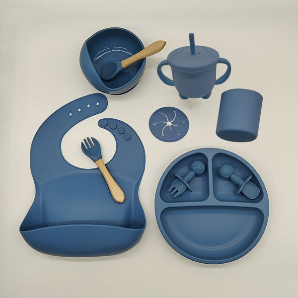 Baby Tableware – Sea Blue 10 Piece Set