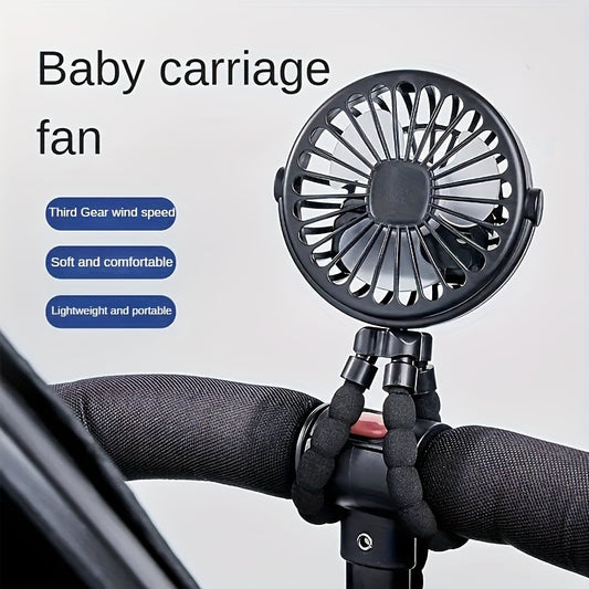 Baby stroller fan