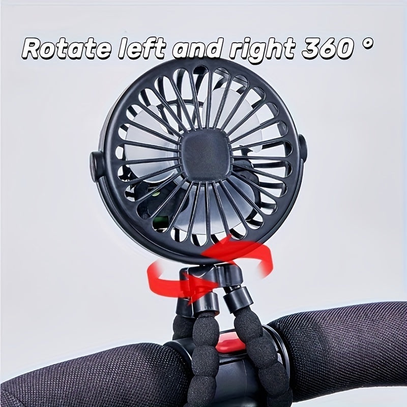Baby stroller fan