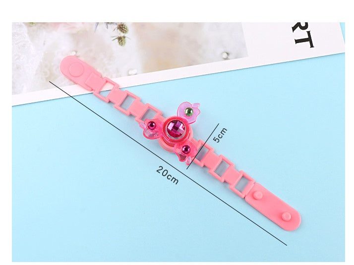 Luminous LED Light Fidget Spinner Hand Top Spinners Glow In Dark Light EDC Figet Spiner Finger Stress Relief Toys Kid's Bracelet