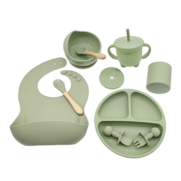 Baby Tableware – Army Green 10 Piece Set