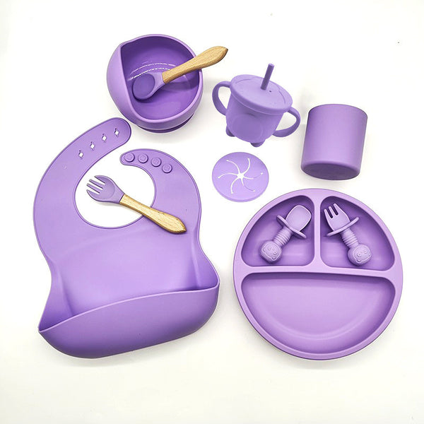 Baby Tableware – Dark Purple 10 Piece Set