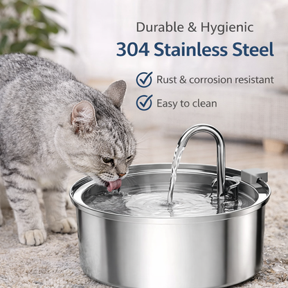 The Wavetta Stainless Steel Automatic Fountain