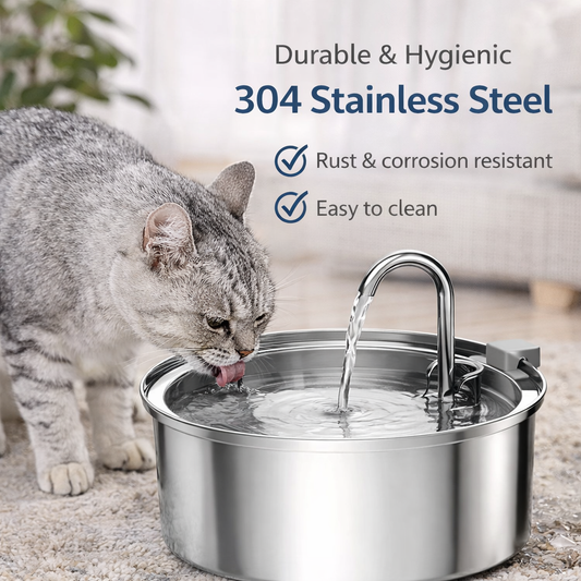 The Wavetta Stainless Steel Automatic Fountain